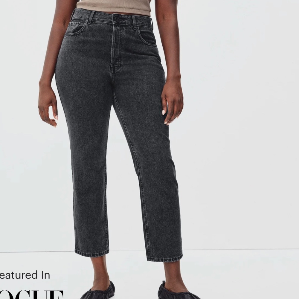 Everlane Curvy ‘90s Cheeky Jean (Black) - Picture 1 of 2